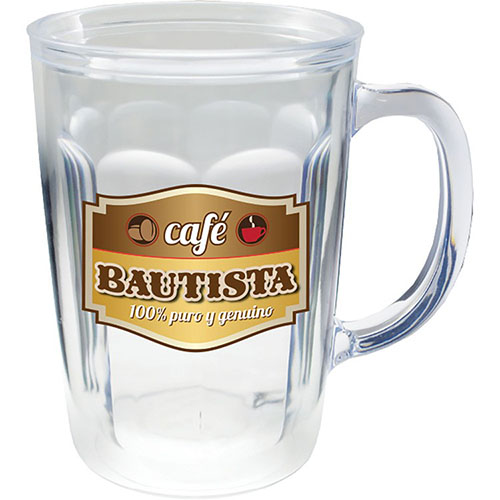 14 oz Decal 4 Color Printed Thermal Mug